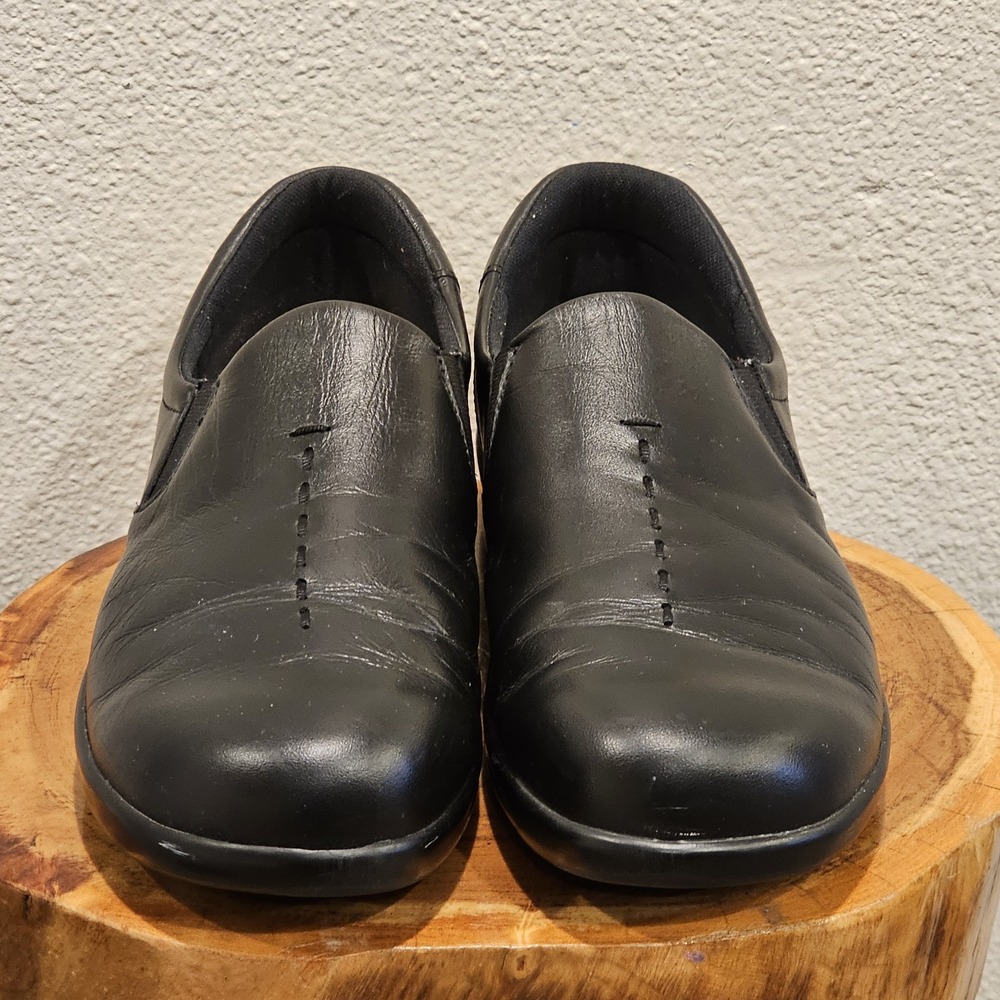 SAS ViVa Comfort Shoes Loafers Slip On Walking Flats Black Leather Womens Sz 8 N - Picture 5 of 12